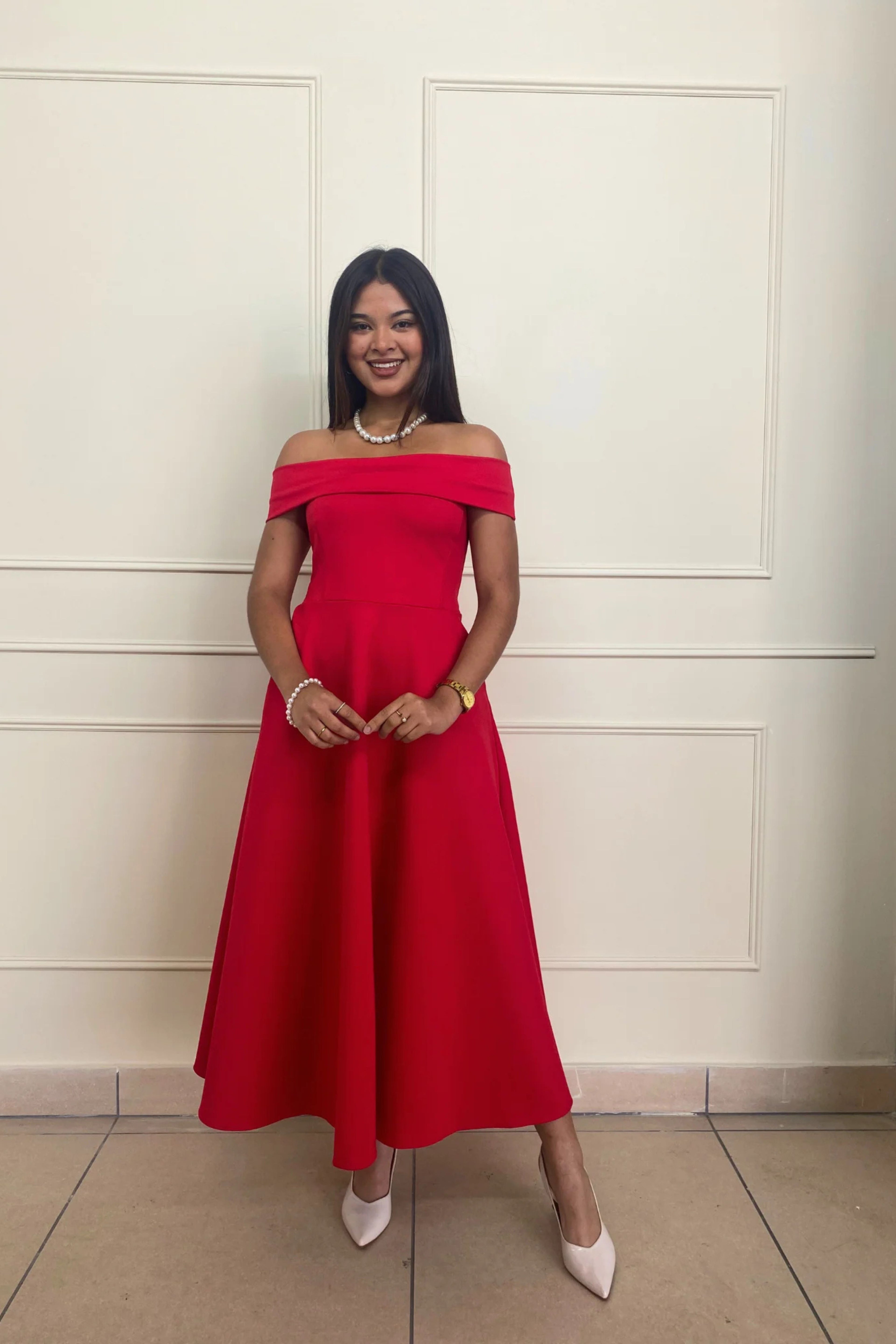 Vestido Sofia #8 Rojo