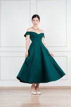 Vestido Sofia #6 Verde Botella