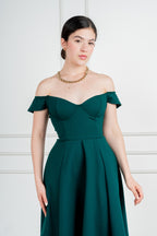 Vestido Sofia #6 Verde Botella