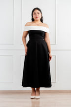 Vestido Sofia #8 Negro y blanco