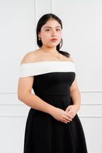Vestido Sofia #8 Negro y blanco