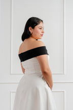 Vestido Sofia #8 Blanco y negro