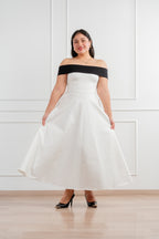 Vestido Sofia #8 Blanco y negro