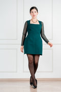 Vestido Diosa #10 Verde Botella