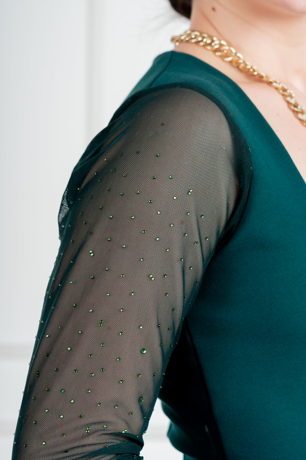 Vestido Diosa #10 Verde Botella