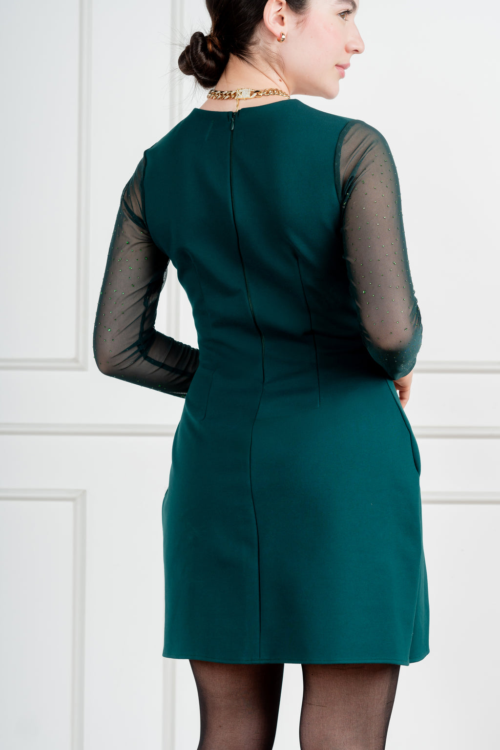 Vestido Diosa #10 Verde Botella