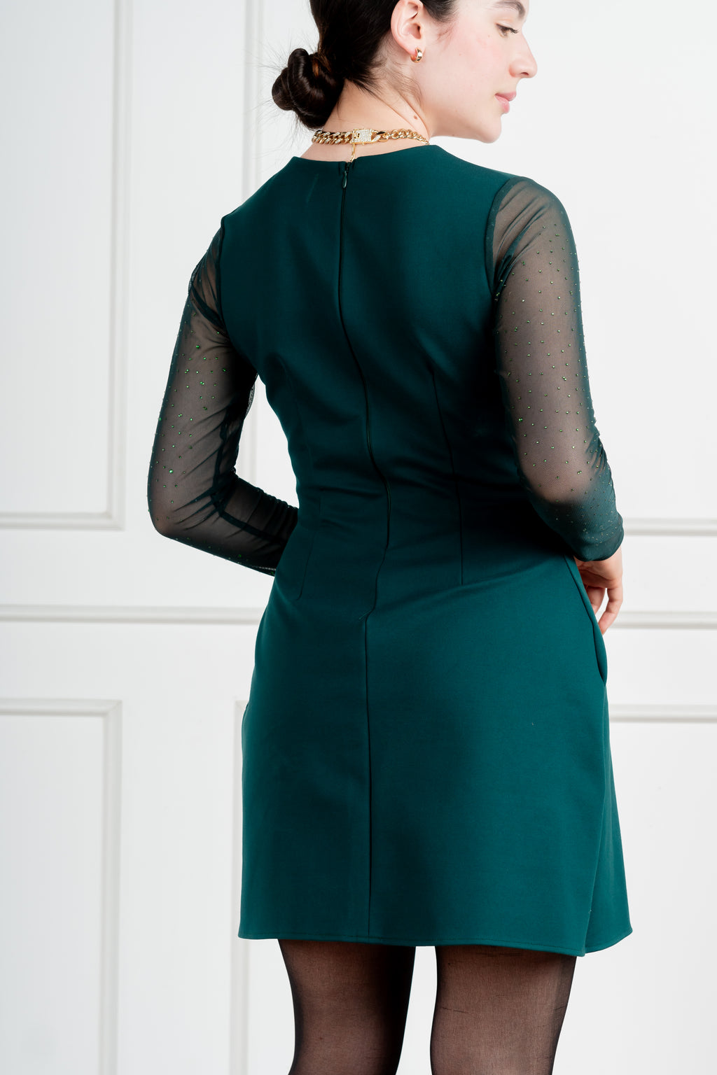 Vestido Diosa #10 Verde Botella