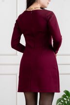 Vestido Genova #1 Vino
