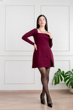 Vestido Genova #1 Vino