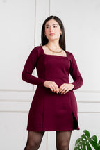 Vestido Genova #1 Vino