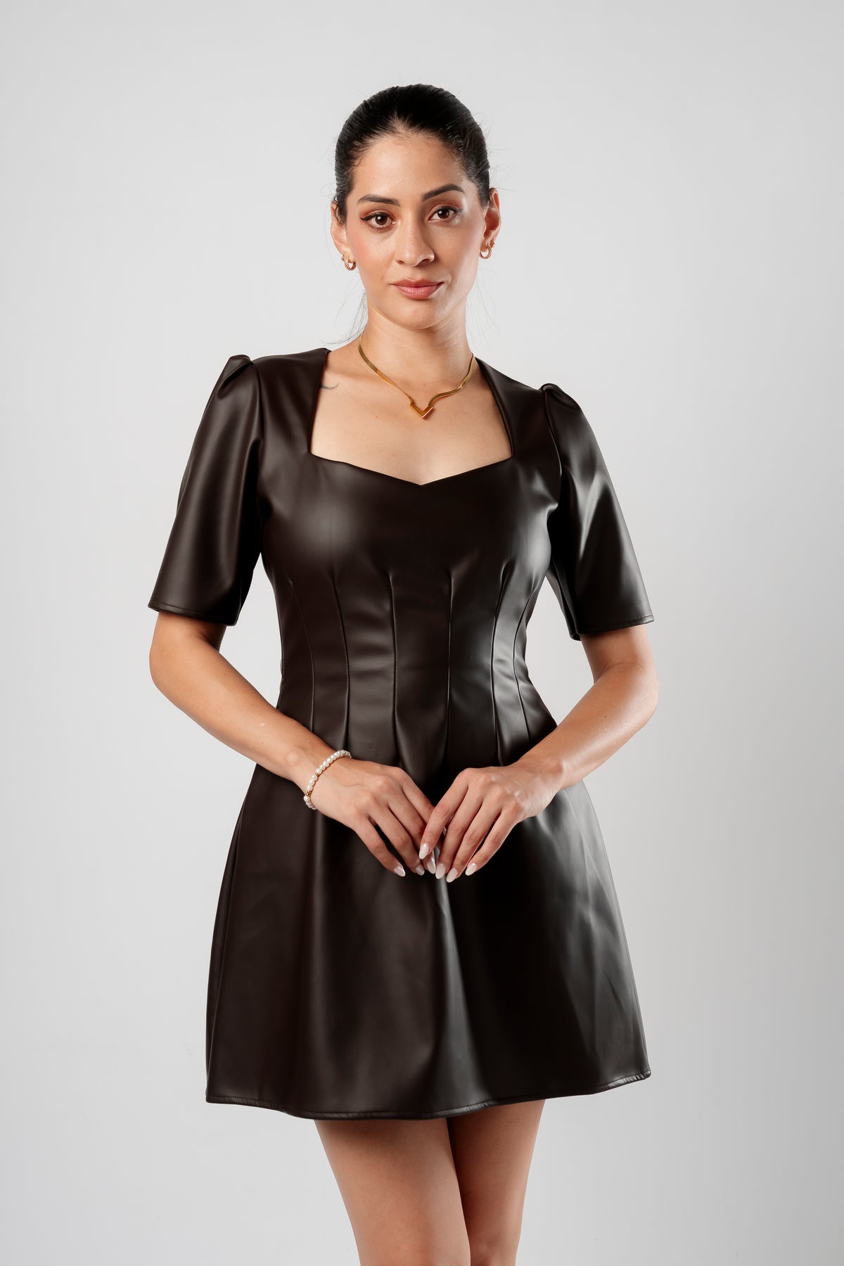 Vestido Silueta #2 Marron